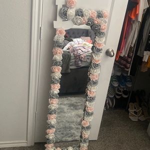 “D” initial mirror